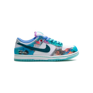 Nike SB Dunk Low x Futura Laboratories Aqua Teal White Baskets Bleu Blanc Mixte - 1