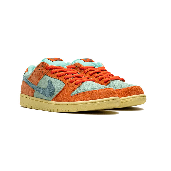 Nike SB Dunk Low Orange Emerald Rise Baskets Orange Vert Homme Femme - 2