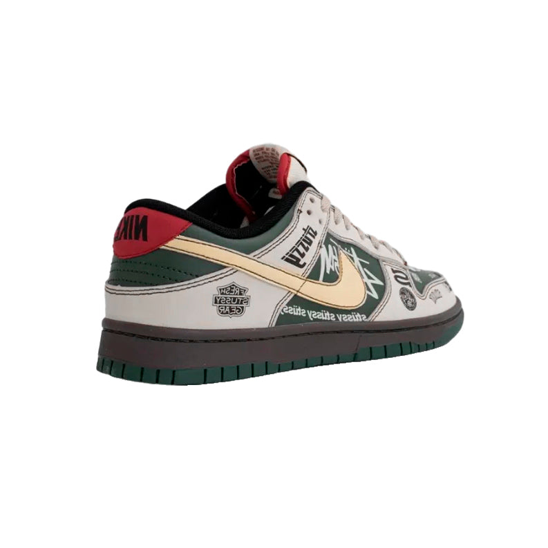 Nike Dunk Low Stussy Beemer Baskets Homme Femme - 3