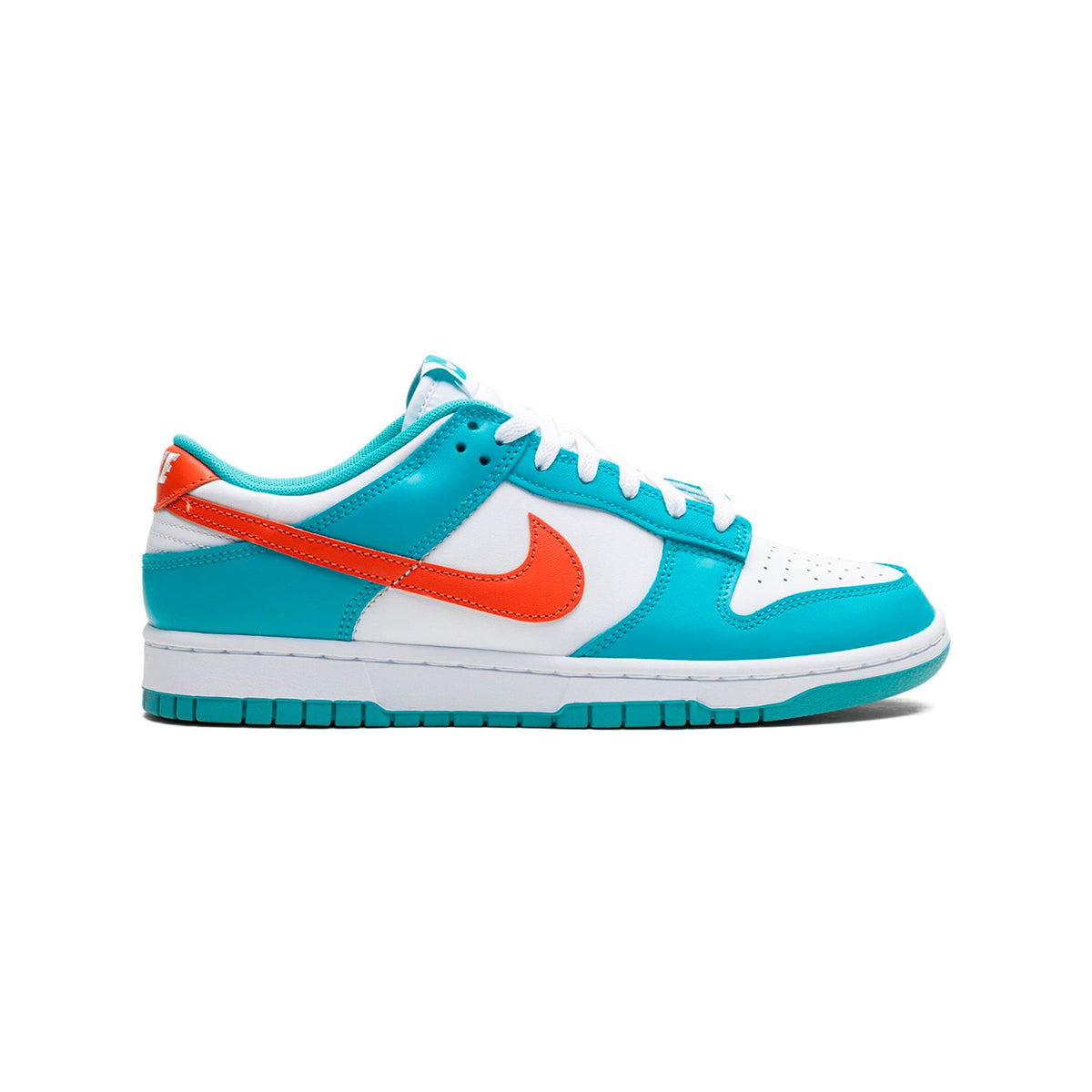 Nike Dunk Low Miami Dolphins Baskets Orange Bleu Homme Femme - 1