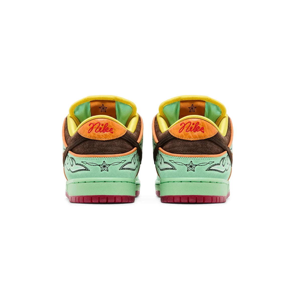 Nike SB Dunk Low Rodeo Tourmaline Baskets Vert Marron Homme Femme - 3