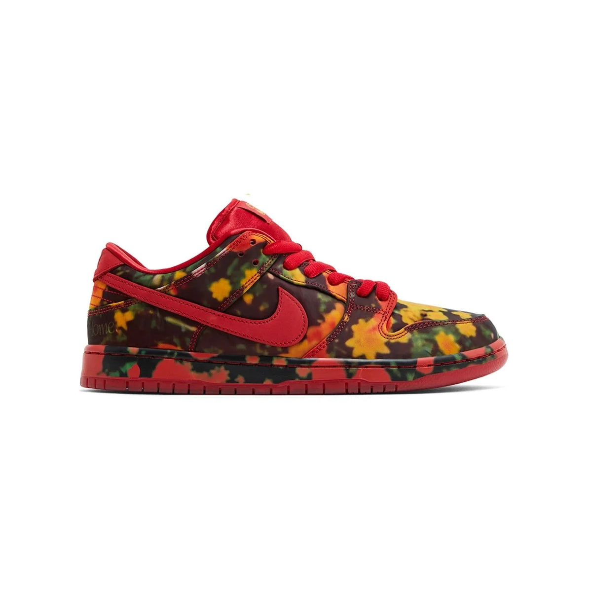 Nike SB Dunk Low x The Wizard of Oz Poppy Field Baskets Rouge Vert Mixte - 1