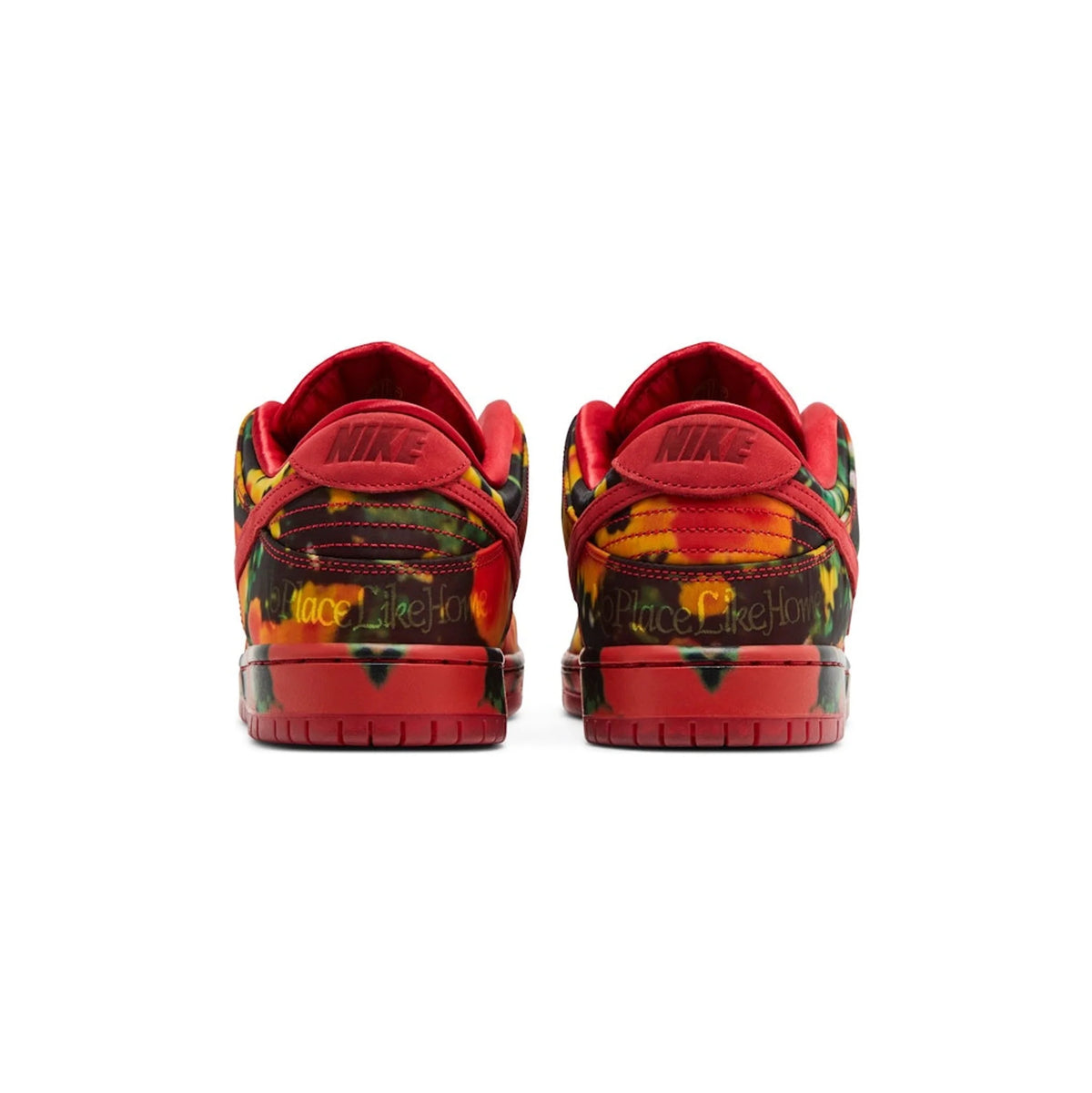 Nike SB Dunk Low x The Wizard of Oz Poppy Field Baskets Rouge Vert Mixte - 3