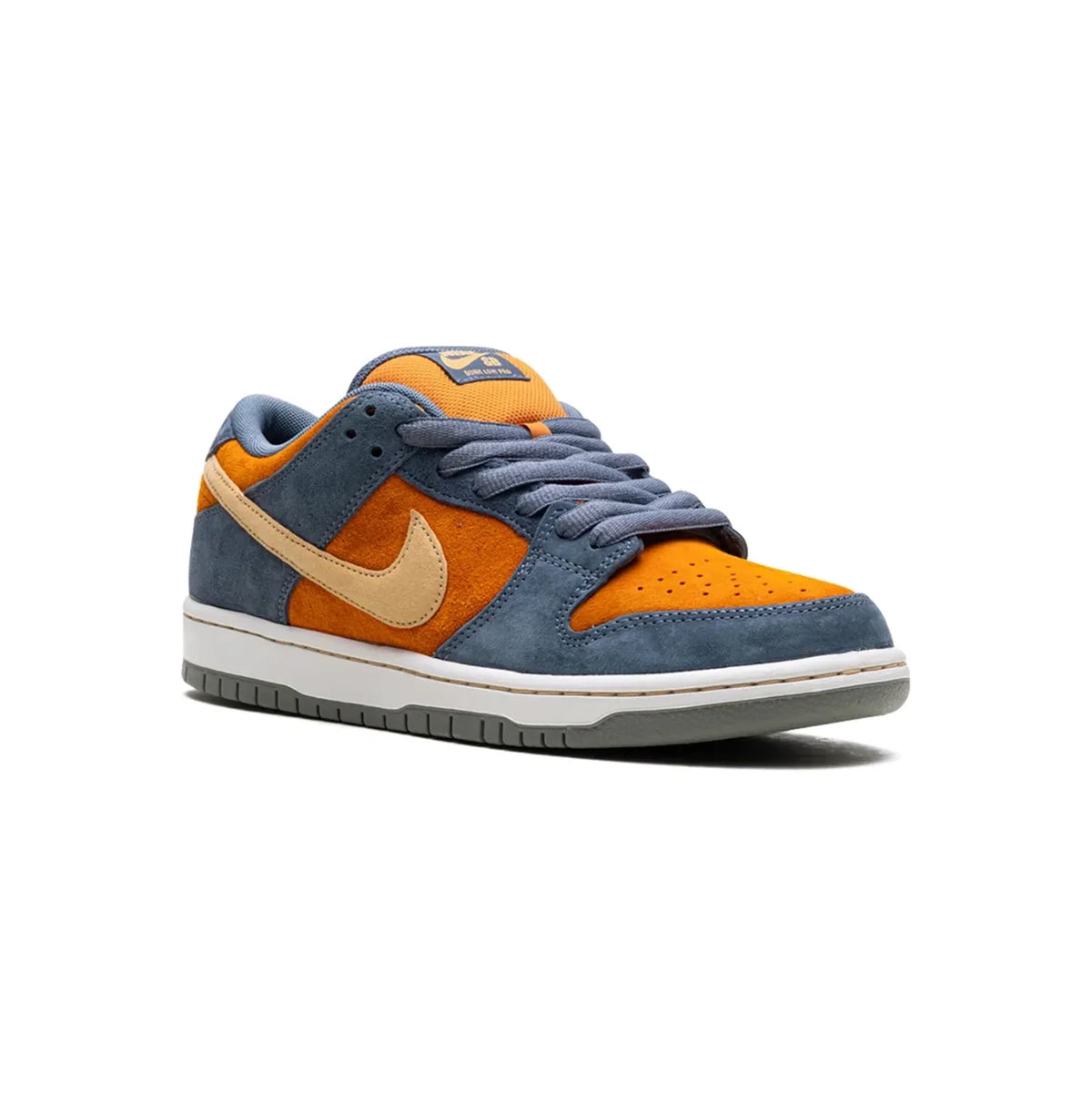 Nike SB Dunk Low Light Carbon Monarch Baskets Orange Gris Homme Femme - 2