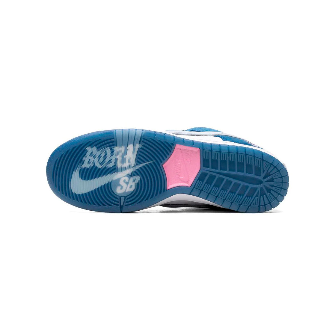 Nike SB Dunk Low Born x Raised One Block Baskets Bleu Blanc Homme Femme - 3