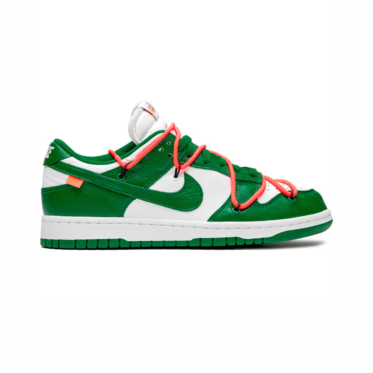 Nike Dunk Low x Off-White Pine Green Baskets Vert Homme Femme - 1