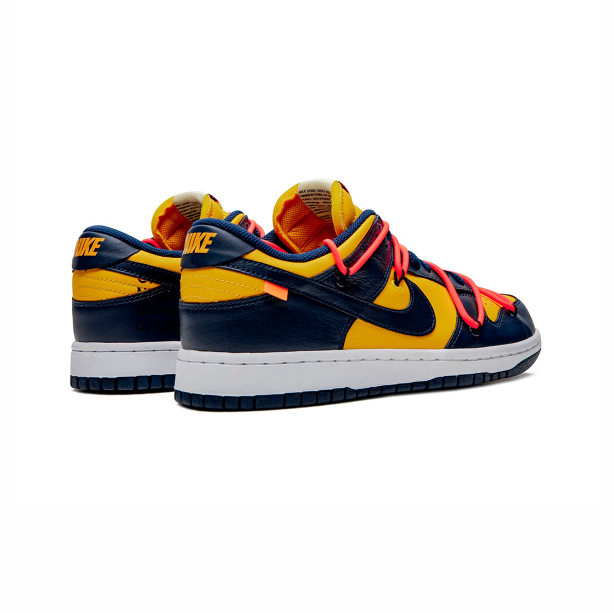 Nike Dunk Low x Off-White University Gold Baskets Or Homme Femme - 3