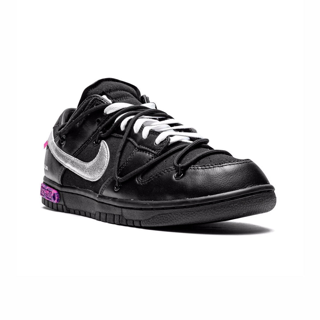 Nike Dunk Low x Off-White Black Baskets Noir Homme Femme - 2