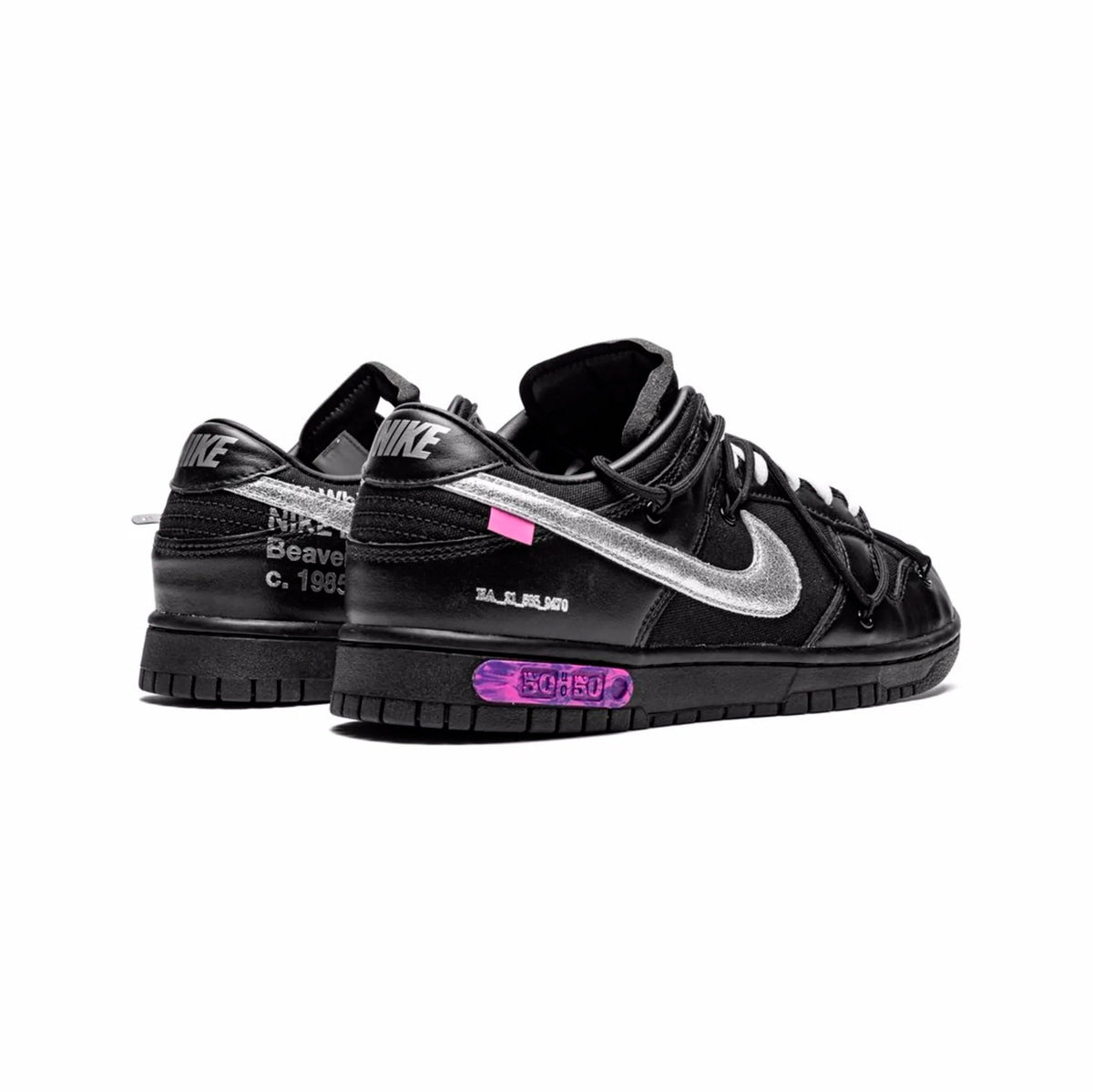 Nike Dunk Low x Off-White Black Baskets Noir Homme Femme - 3