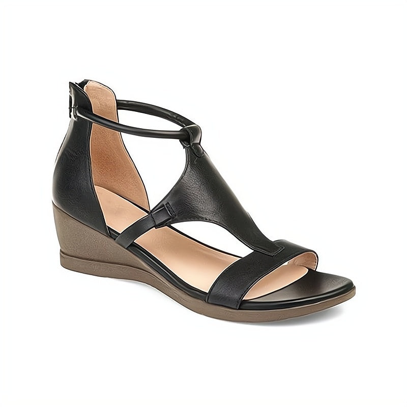 Sandales Compensées Femme Gris - vue 2