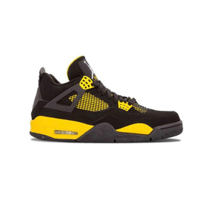 Air Jordan 4 Retro Thunder Baskets Noir Jaune Homme Femme - 1