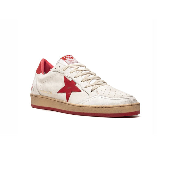 Golden Goose Ball Star Baskets Blanc Rouge Homme Femme - 2