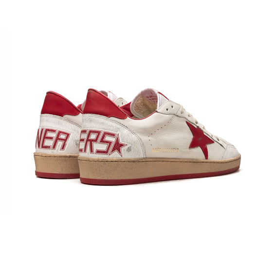 Golden Goose Ball Star Baskets Blanc Rouge Homme Femme - 3