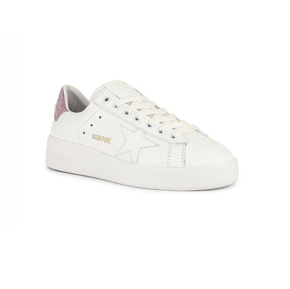 Golden Goose Purestar Baskets Rose Pailleté Femme - 2