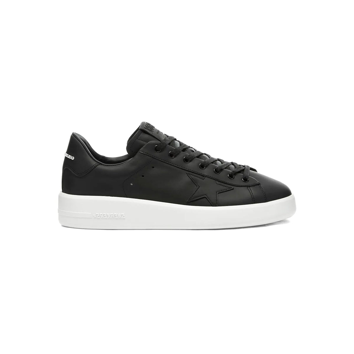 Golden Goose Purestar Baskets Noir Cuir Femme - 1