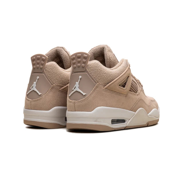 Air Jordan 4 Retro Cozy Girl Baskets Beige Blanc Homme Femme - 3
