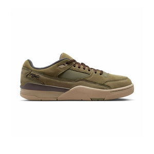 Jordan Flight Court Medium Olive Baroque Brown Baskets Vert Marron Mixte - 1