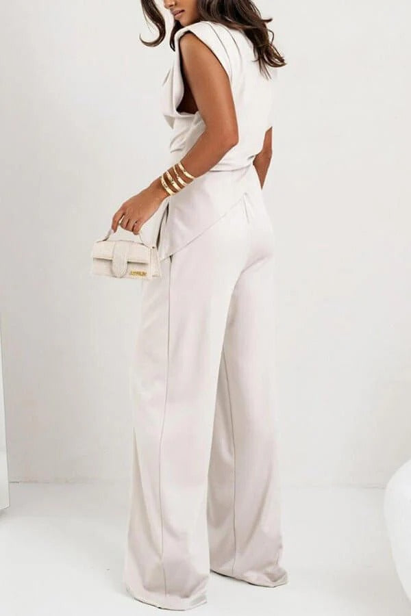 Ensemble Femme Drapé Blanc - vue 7