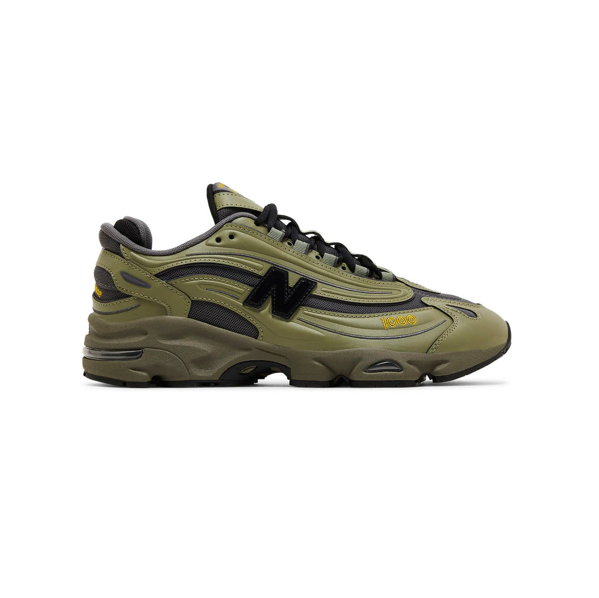 New Balance 1000 Baskets Vert Olive Gris Homme Femme - 1
