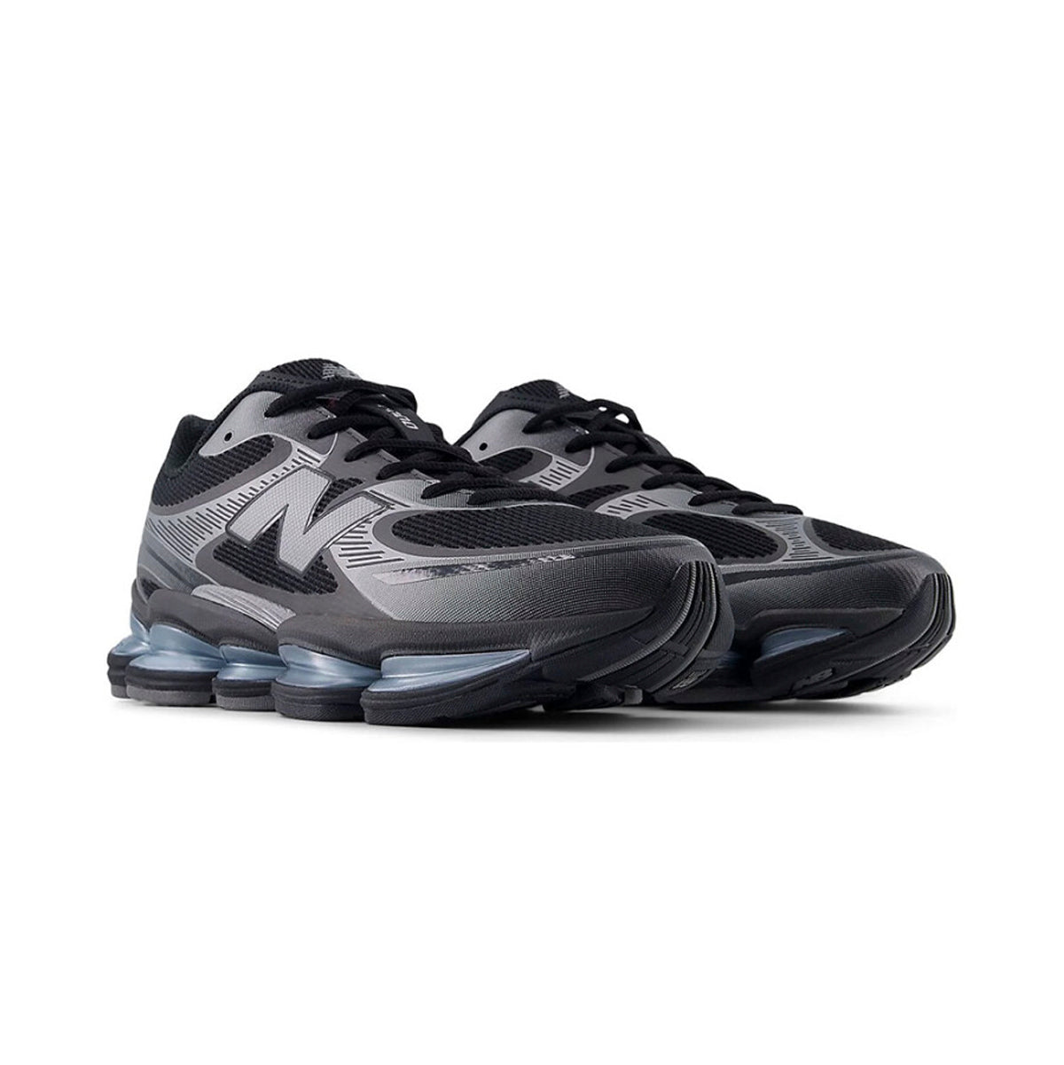 New Balance ABZORB 2000 Baskets Noir Gris Homme Femme - 2