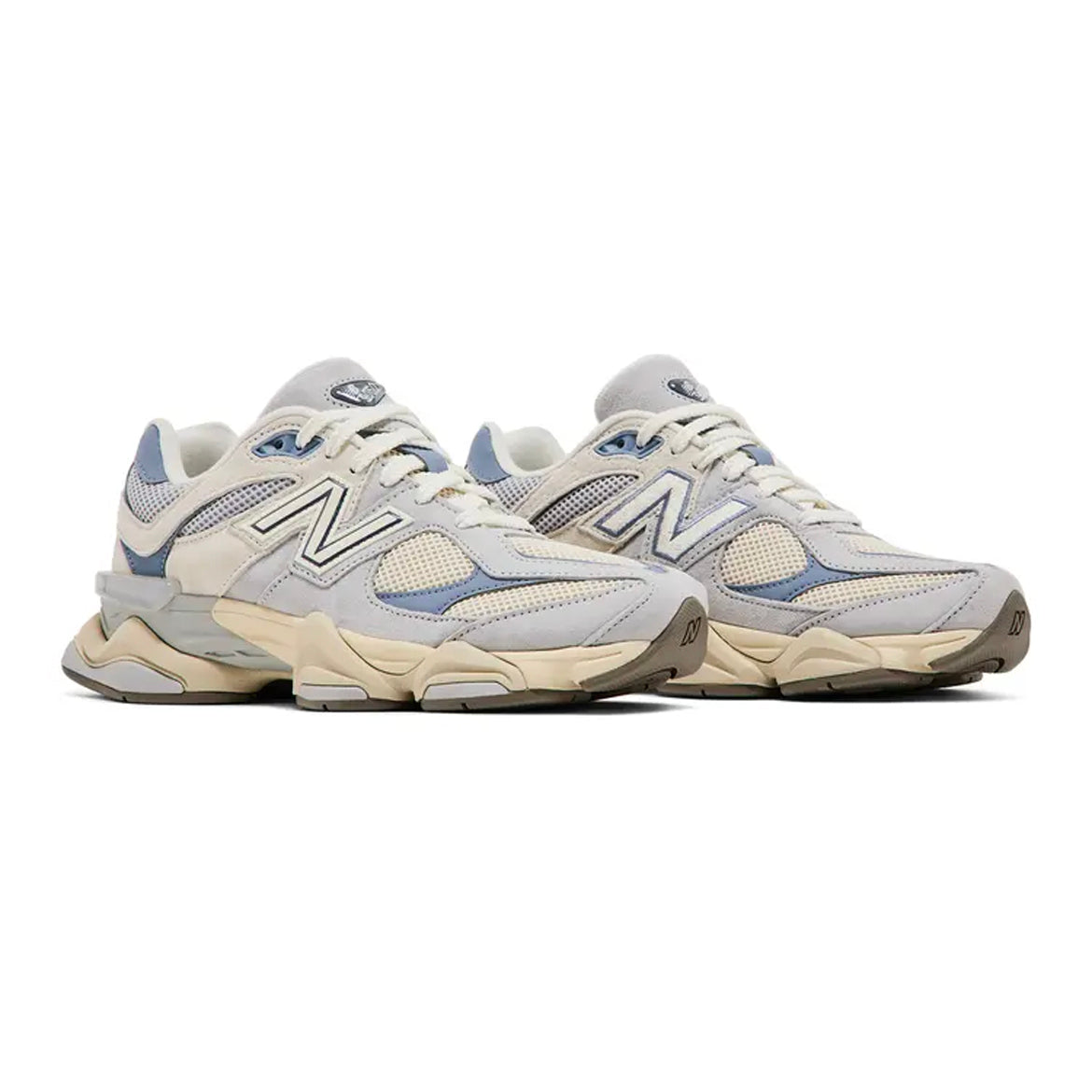 New Balance 9060 Baskets Gris Perle Beige Homme Femme - 2