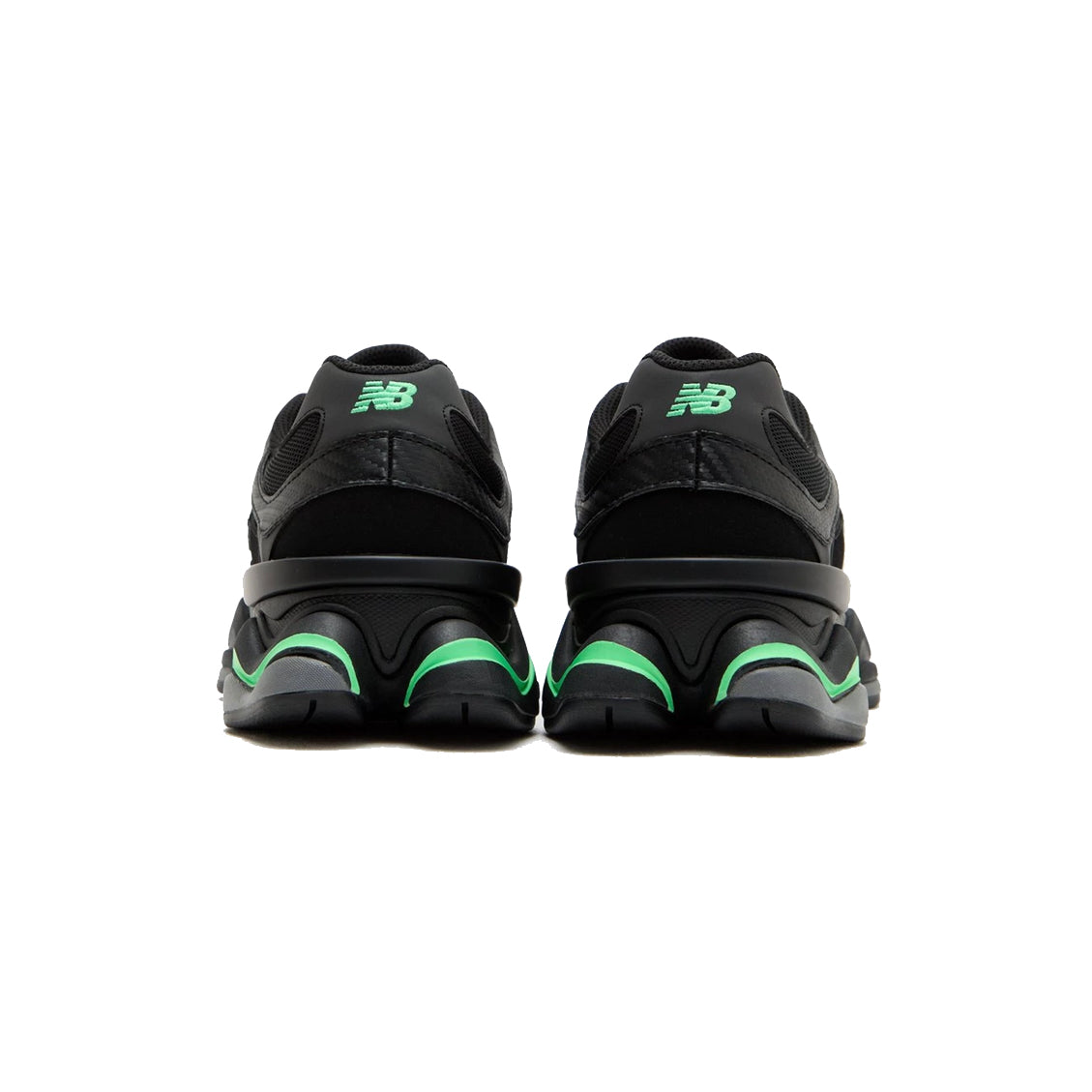 New Balance 9060 Baskets Noir Vert Homme Femme - 3