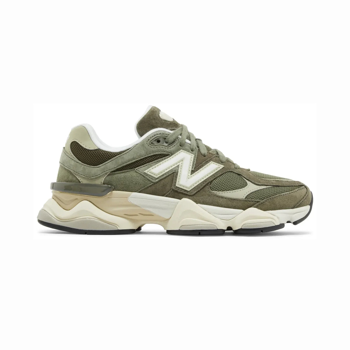 New Balance 9060 Baskets Kaki Homme Femme - 1