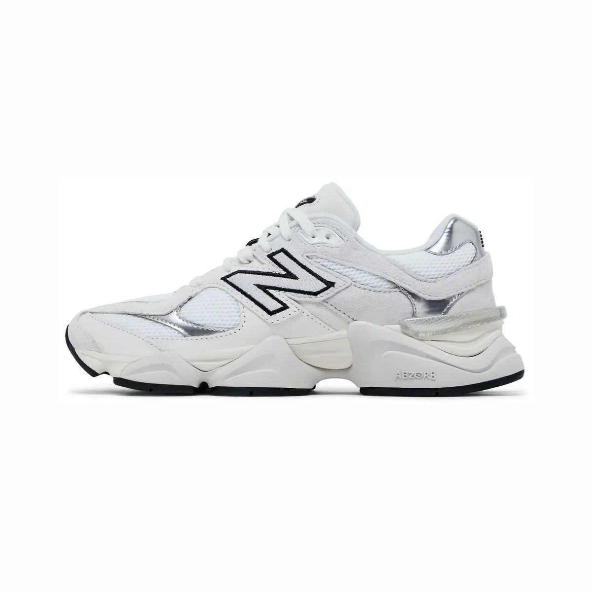 New Balance 9060 Baskets Blanc Argent Homme Femme - 5