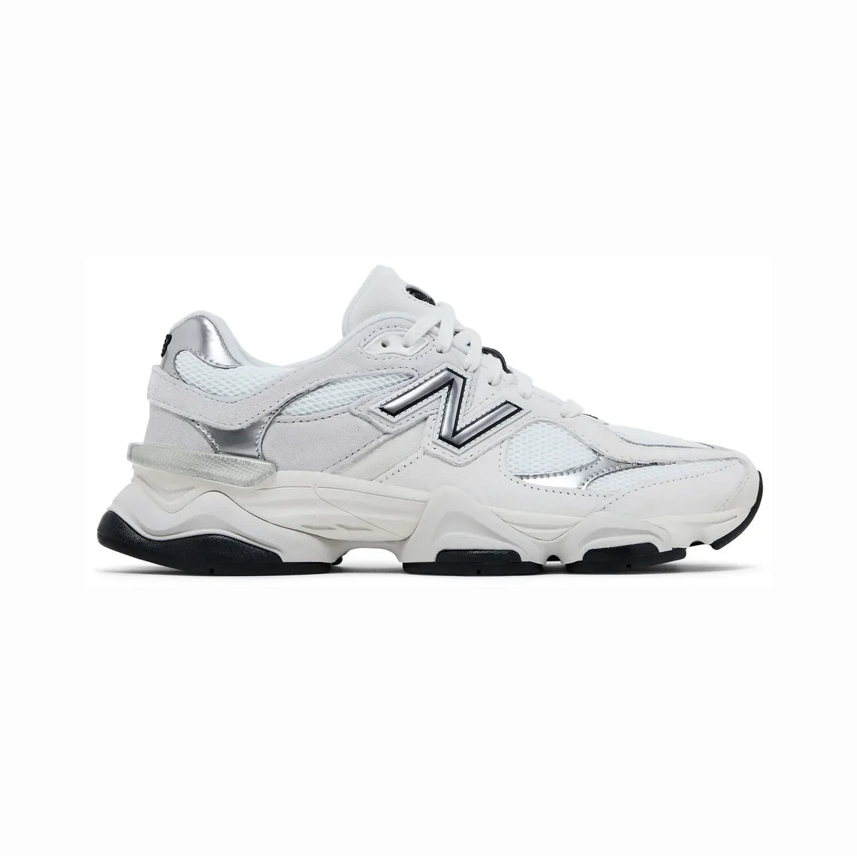 New Balance 9060 Baskets Blanc Argent Homme Femme - 1