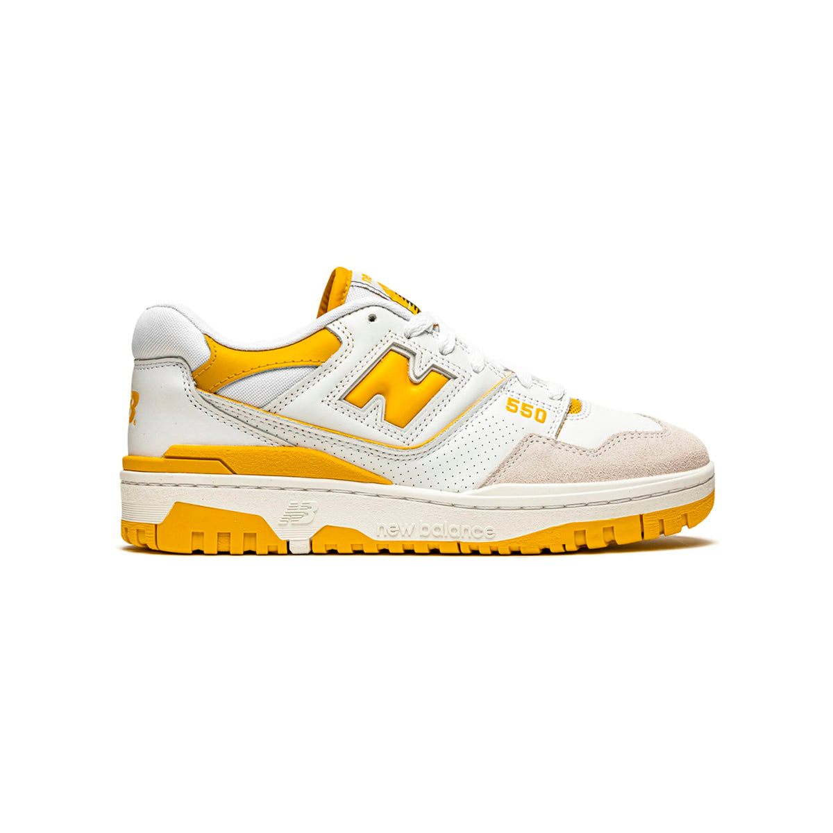 New Balance 550 Baskets Jaune Homme Femme - 1