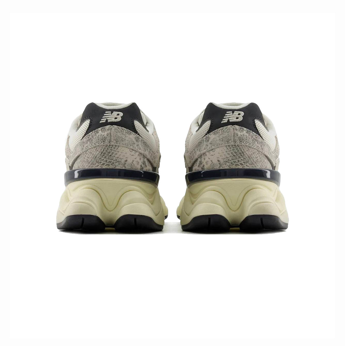 New Balance 9060 Year of the Snake Baskets Blanc Cassé Noir Homme Femme - 4