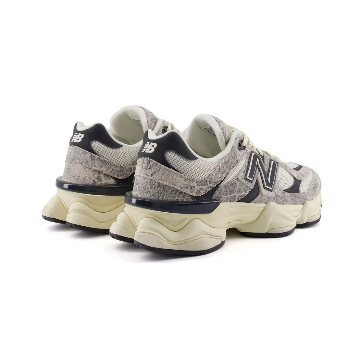New Balance 9060 Year of the Snake Baskets Blanc Cassé Noir Homme Femme - 3