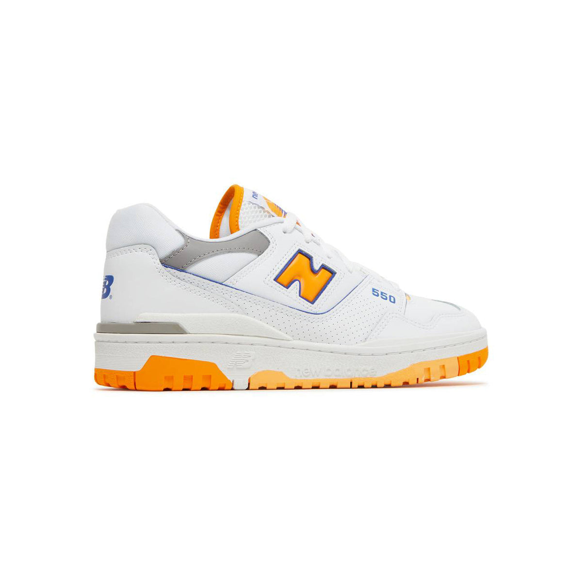 New Balance 550 Baskets Blanc Orange Homme Femme - 2