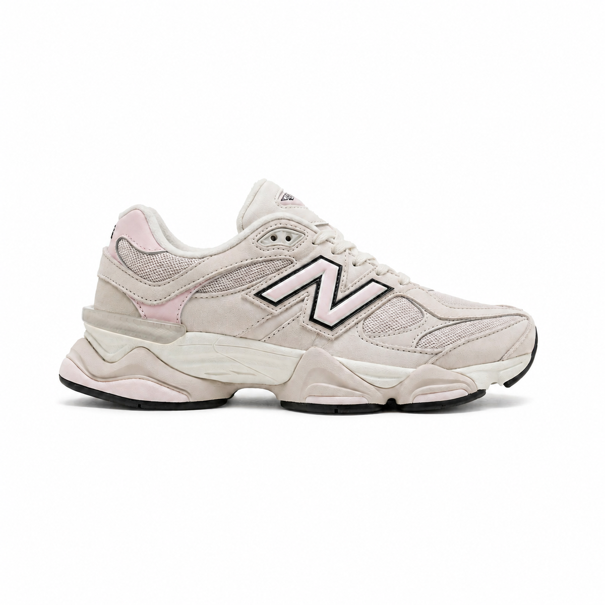 New Balance 9060 Baskets Blanc Cassé Rose Homme Femme - 1