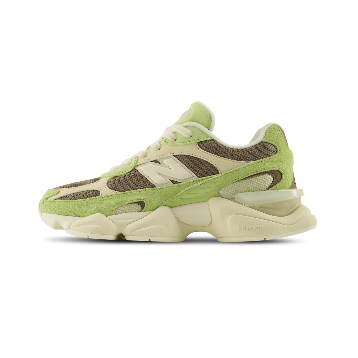 New Balance 9060R Baskets Vert Clair Marron Homme Femme - 3