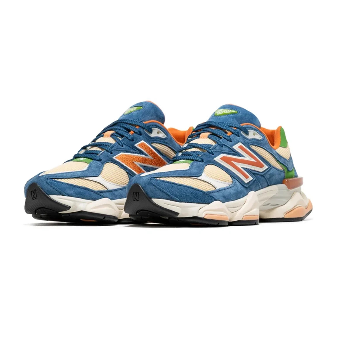 New Balance 9060 Baskets Bleu Beige Homme Femme - 3