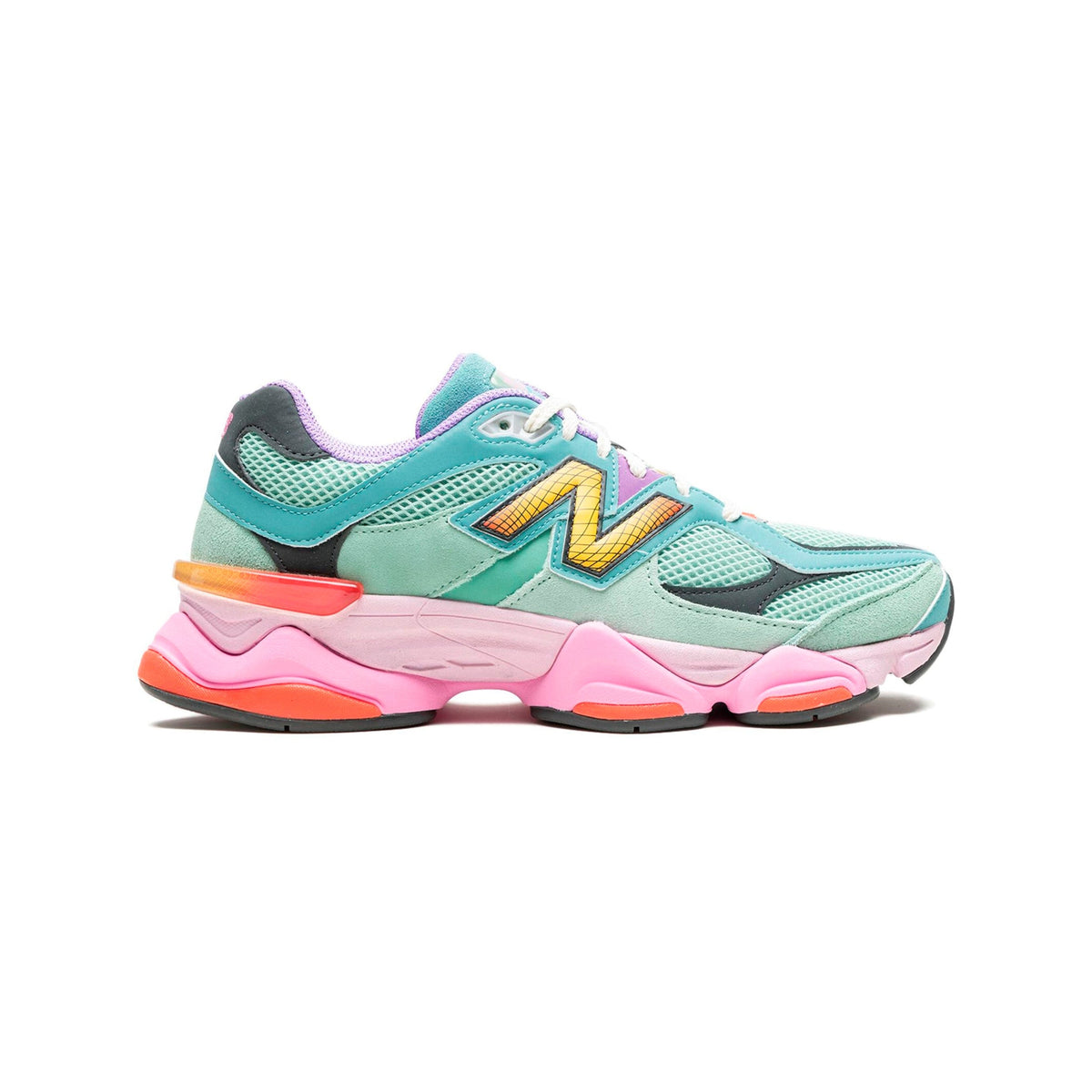 New Balance 9060 Baskets Vert Violet Homme Femme - 1