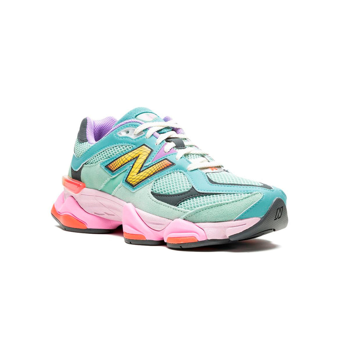 New Balance 9060 Baskets Vert Violet Homme Femme - 2
