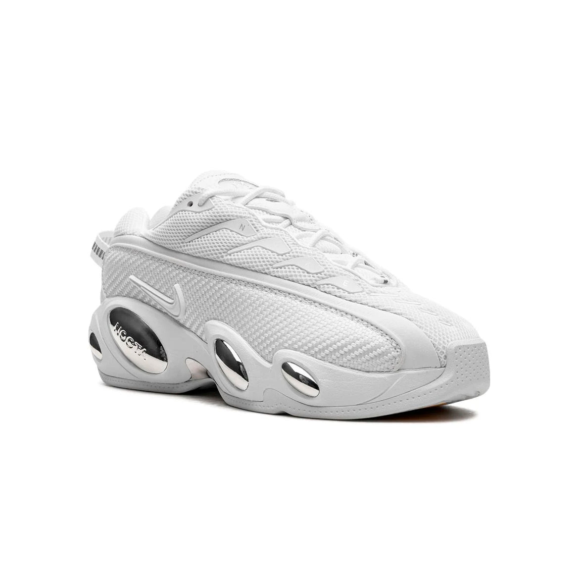 Nike NOCTA Glide Triple White Baskets Blanc Homme Femme - 2