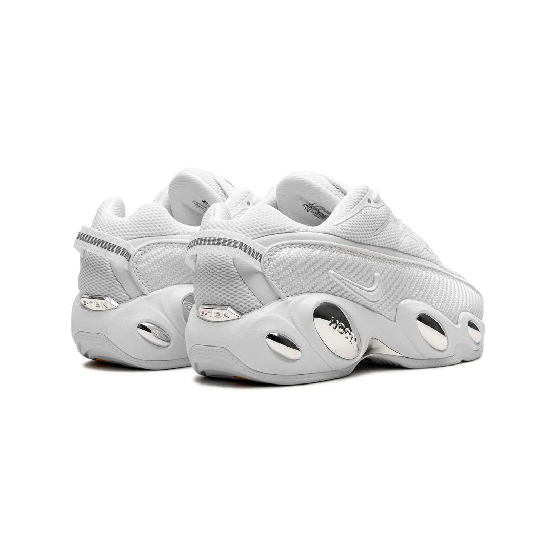 Nike NOCTA Glide Triple White Baskets Blanc Homme Femme - 3