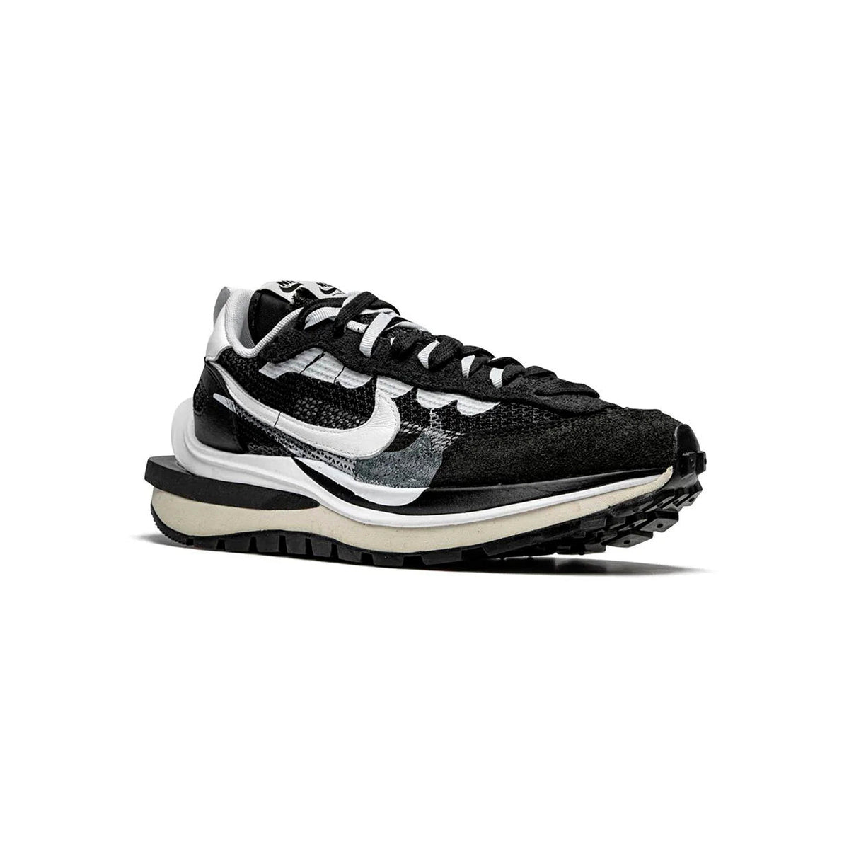 Nike VaporWaffle x Sacai Black White Baskets Noir Blanc Homme Femme - 2