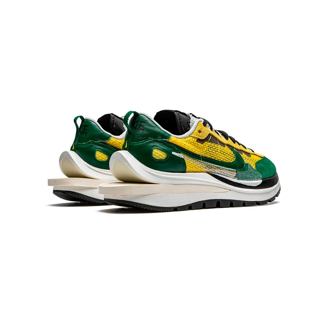 Nike VaporWaffle x Sacai Green Yellow Black White Baskets Vert Jaune Mixte - 3