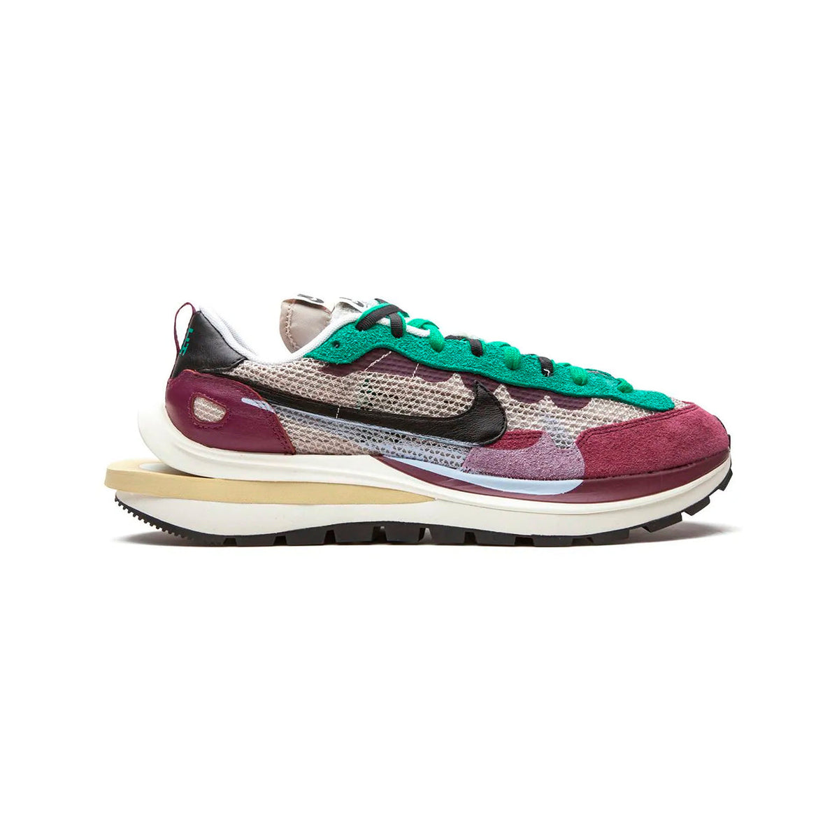 Nike Pegasus VaporWaffle x Sacai Villain Red Neptune Green Baskets Rouge Vert Mixte - 1
