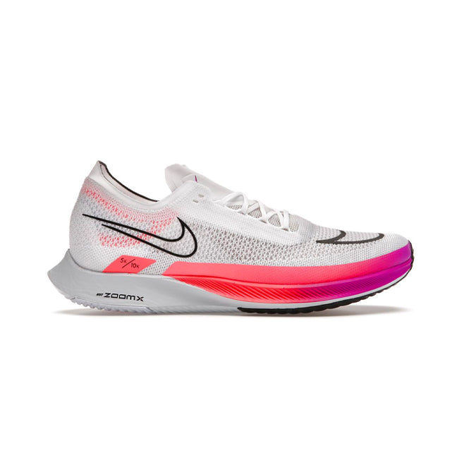 Nike ZoomX Streakfly White Flash Crimson Hyper Violet Chaussures Running Blanc Rouge Mixte - 1