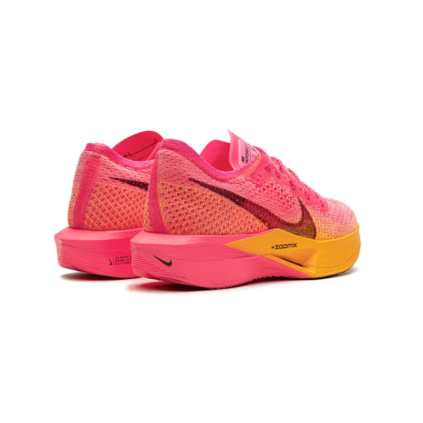 Nike ZoomX Vaporfly 3 Hyper Pink Laser Orange Chaussures Running Rose Orange Mixte - 3