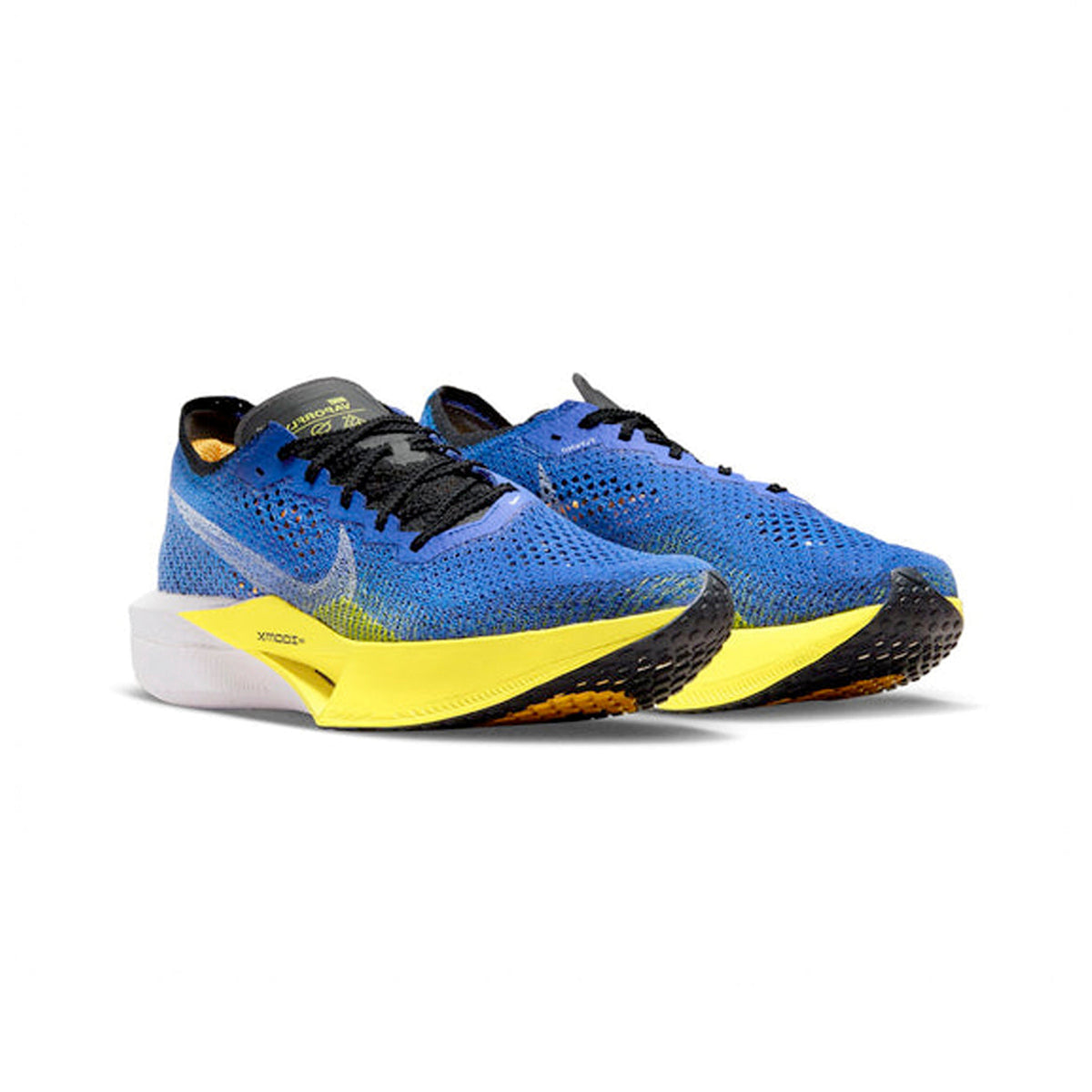 Nike ZoomX Vaporfly 3 Racer Blue Sundial Chaussures Running Bleu Jaune Mixte - 3