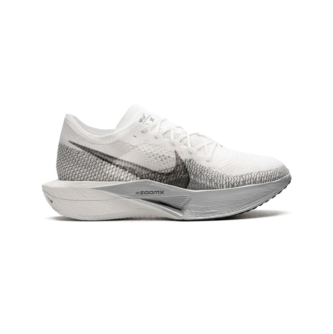 Nike ZoomX Vaporfly White Metallic Silver Chaussures Running Blanc Argent Mixte - 1