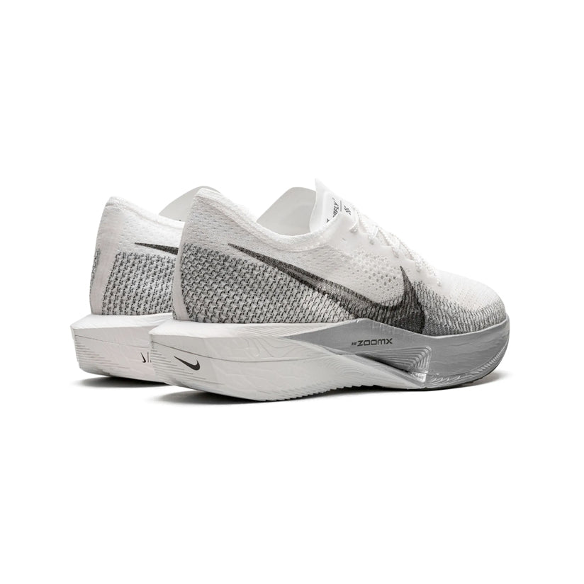 Nike ZoomX Vaporfly White Metallic Silver Chaussures Running Blanc Argent Mixte - 3