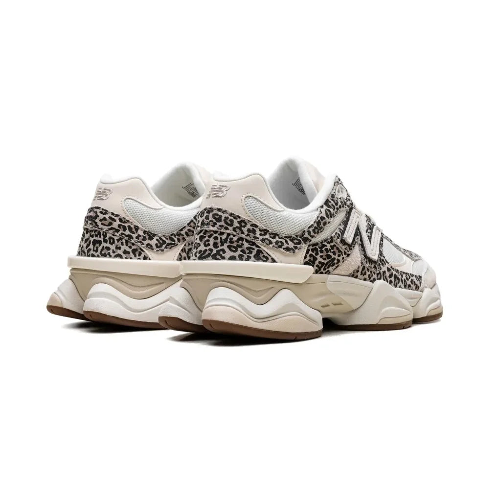 New Balance 9060 Léopard Baskets Beige Marron Homme Femme - 3