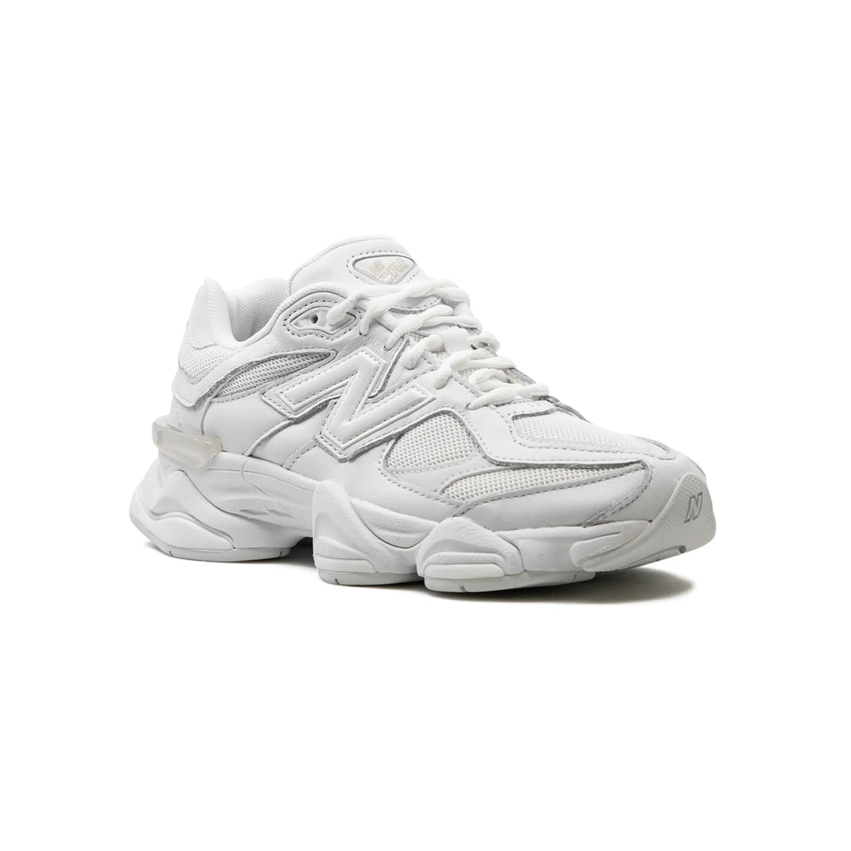 New Balance 9060 Monochrome Baskets Blanc Homme Femme - 2